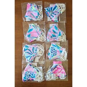 Lilly Pulitzer Kids Face Masks, Style 008188, 3 per pack, 8 packs, New in bag